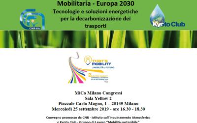 Mobilitaria – Europa 2030. Tecnologie e soluzioni energetiche per la decarbonizzazione dei trasporti