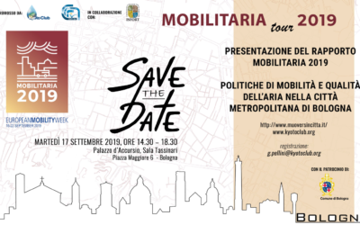 Il “Mobilitaria Tour 2019” fa tappa a Bologna e Palermo