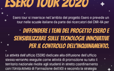 Al via l’ESERO TOUR 2020
